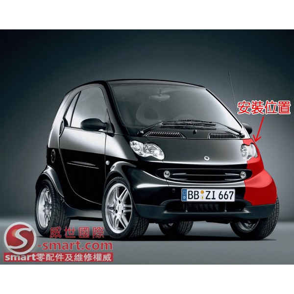 Smart車殼左前葉子板 左前葉 素料 德國進口a級品 Smart 450葫蘆燈 蝦皮購物