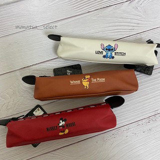 Disney 迪士尼 米奇 史迪奇 維尼 皮質筆袋 萬用收納袋 鉛筆盒 刷具包 小筆袋