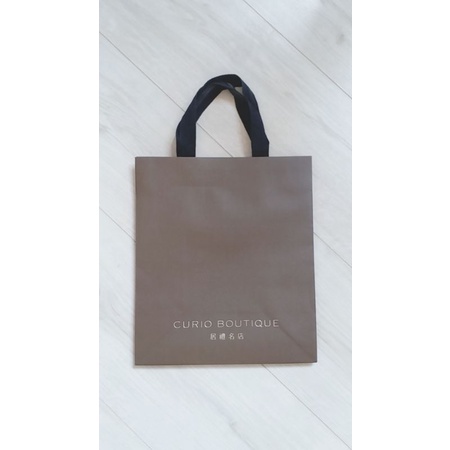 全新CURIO BOUTIQUE 居禮名店 紙袋 30*26*14cm