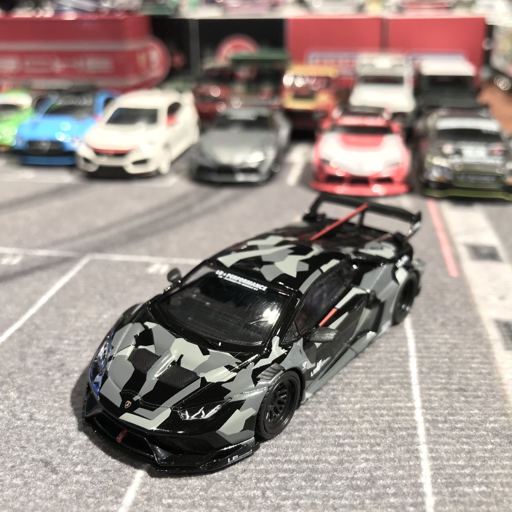 免運 MINI GT LB WORKS Lamborghini Huracan GT 數位迷彩 小牛 398 模型車