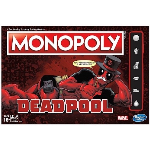 （卡司旗艦）孩之寶 地產大亨 Monopoly 死侍 收藏版 桌遊 大富翁 Deadpool 代理版