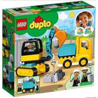 樂高 LEGO 10931 樂高 Duplo 得寶系列 卡車&挖土機