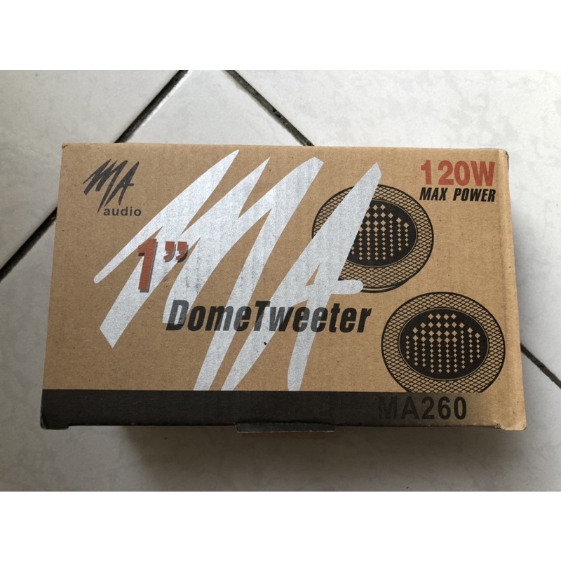 MA audio  120w高優質汽車高音喇叭。兩個/1入