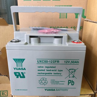 【全電行】YUASA 湯淺 UXC50-12 全新 50AH 放電用 深循環 露營用電池 野外充電 50安培