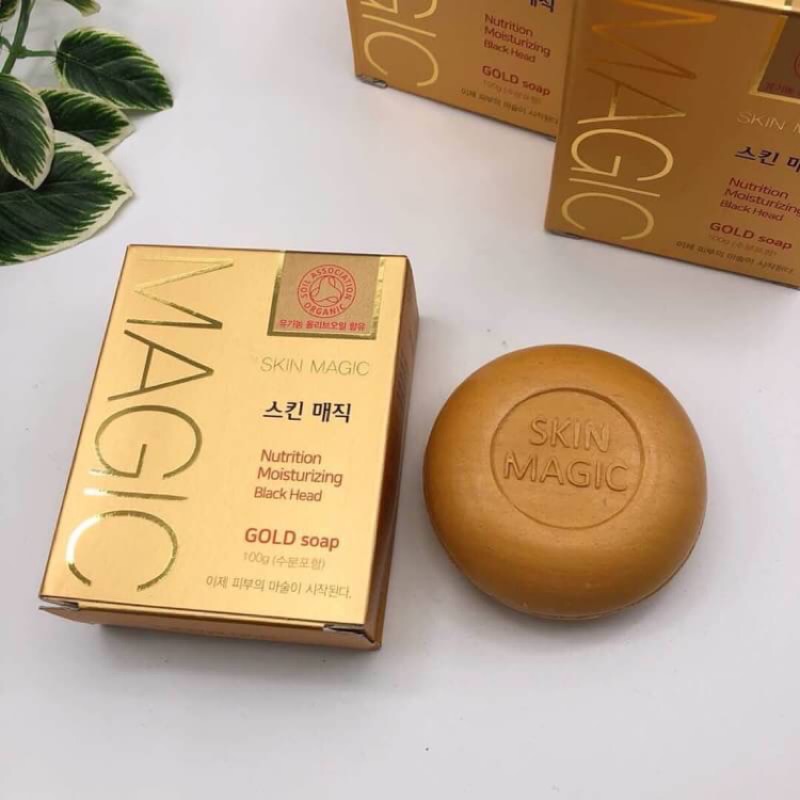 韓國 Skin Magic 魔法 黃金 粉刺 香皂 100g