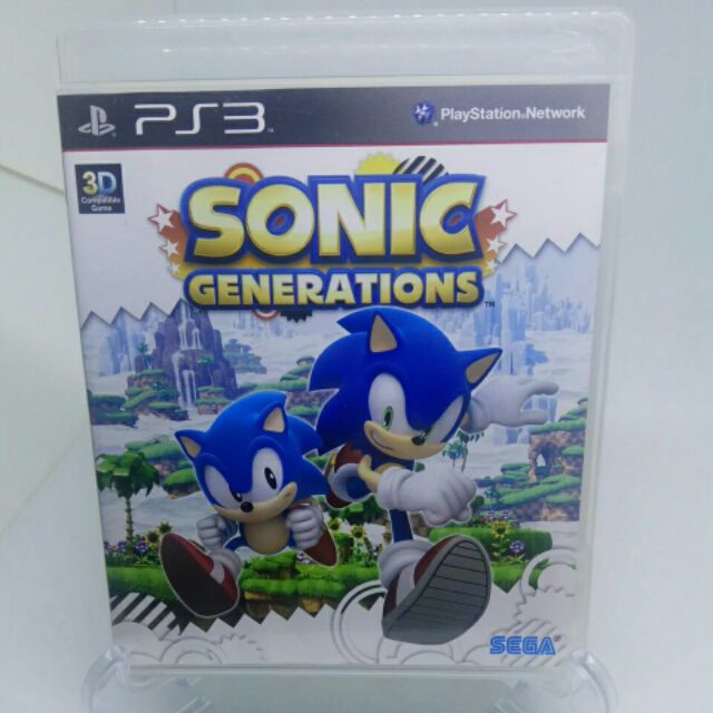 PS3 音速小子 新世代 純白時空 亞英版 Sonic Generations
