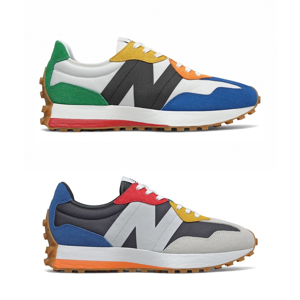 NEW BALANCE 327 彩色 樂高 熱帶魚 積木 男女鞋 黑N【MS327PBA】白N【MS327PBB】