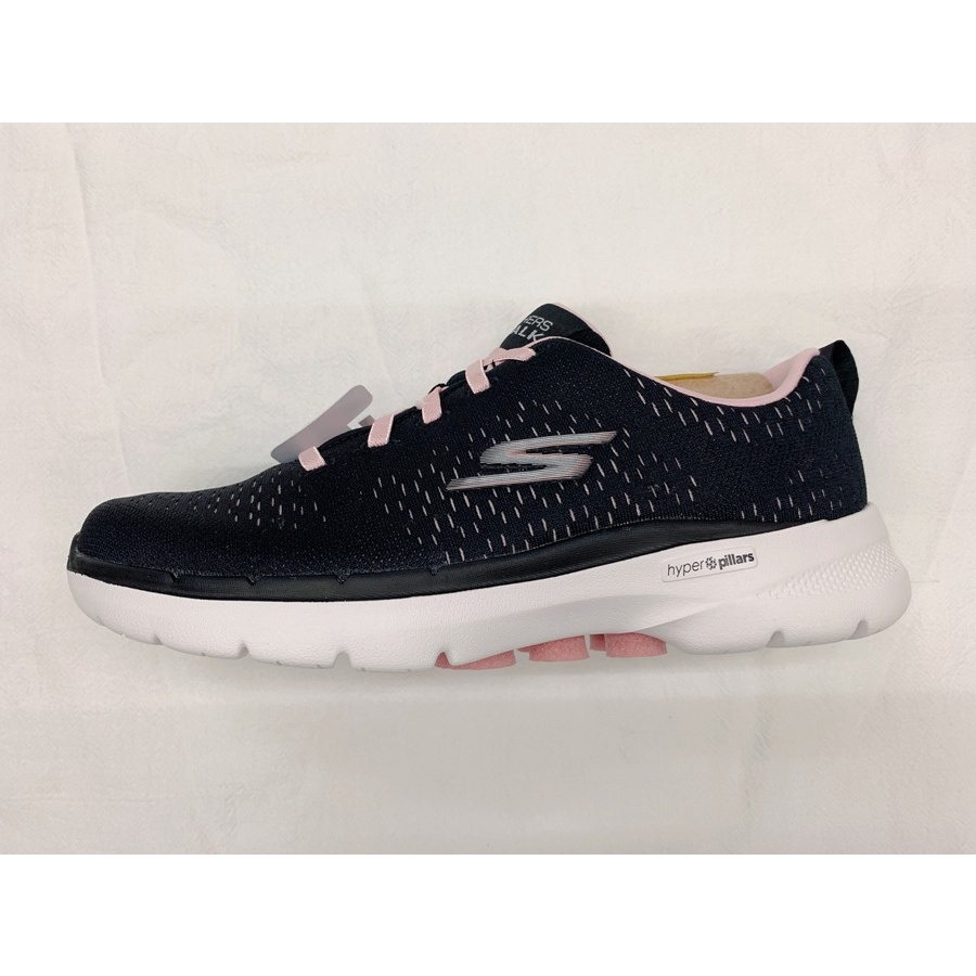 有間店🔹SKECHERS 女鞋 GO WALK 6 健走鞋 彈性 輕量 免綁鞋帶 124524BKLP 黑粉