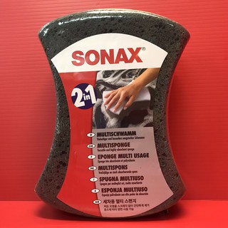 SONAX 雙效洗車綿 SONAX Multi Sponge 洗車專用 特殊雙面材質 去蟲屍 洗車海綿 德國原裝 公司貨