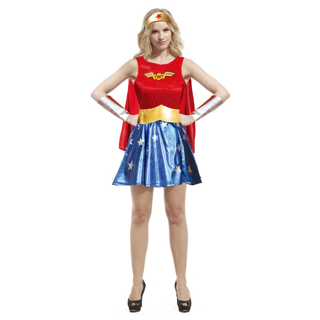 萬聖節變裝服/成人變裝服-超人服裝/無敵女超人-神力女超人服裝