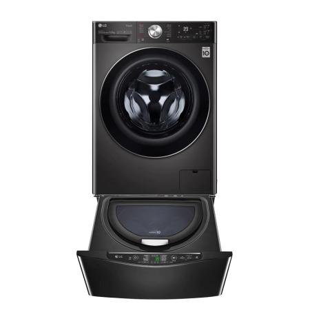 (聊聊最殺)LG樂金 13公斤 LG WIFI蒸氣滾筒洗衣機 WD-S13VAB(尊爵黑)+WT-SD201AHB(尊爵