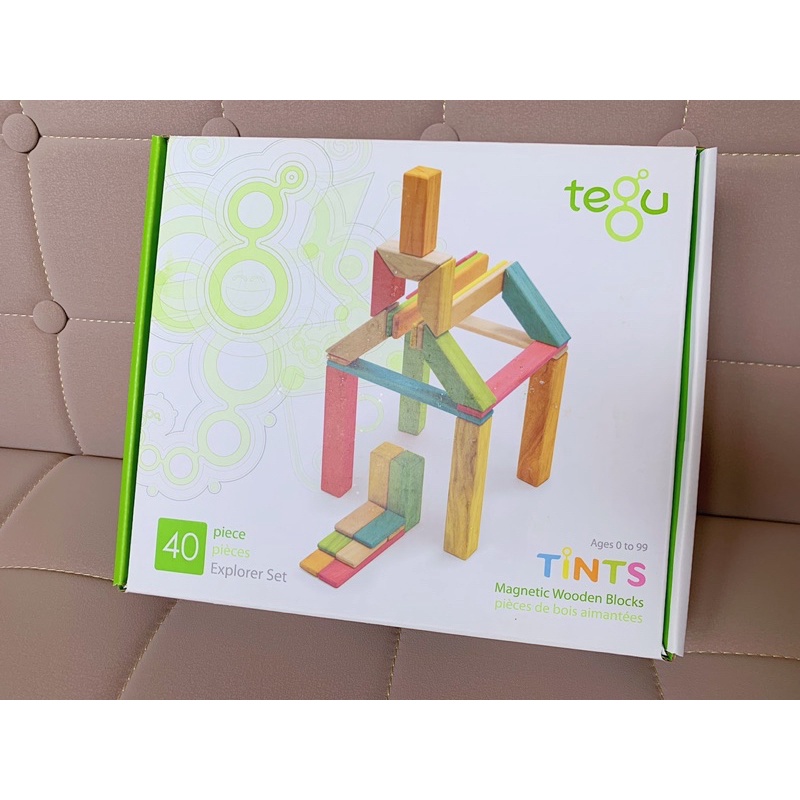 全新Tegu磁性積木/絕版40piece set/益智遊戲