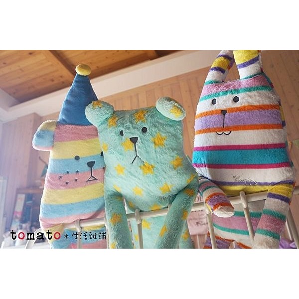 ˙ＴＯＭＡＴＯ生活雜鋪˙日本進口雜貨HAPPY CRAFTHOLIC雀斑狗/熊/兔子布偶抱枕（現貨絕版）
