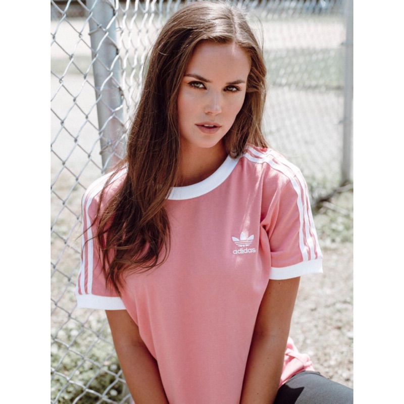 ⭐️YOZU ⭐️現貨Adidas 愛迪達女生上衣棉T 粉色DH3186 | 蝦皮購物
