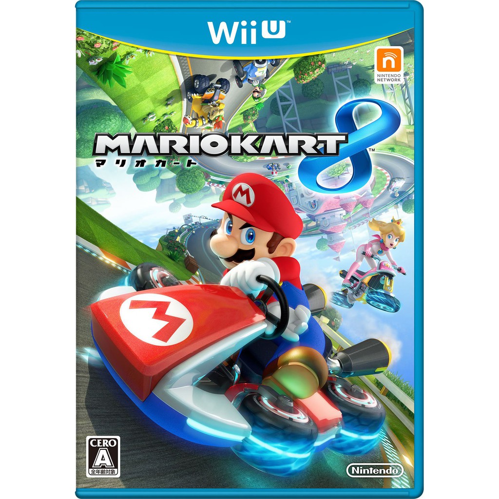 二手遊戲 Wiiu Wii U 瑪利歐賽車8 Mariokart 8 日文版 台中恐龍電玩 蝦皮購物