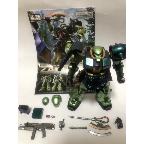 鋼彈 薩克 0080 口袋中的戰爭 RE 1/100 MS-06FZ ZAKU II FZ 巴尼 完成品 萬代