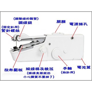 【有go蝦】WG075 迷你電動縫紉機 手持電動縫紉機 單線電動縫紉機 便攜式家用縫紉機 小型縫紉機