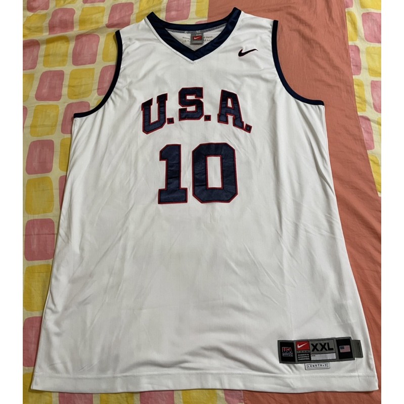 Nike Authentic Kobe Bryant 2007年奧運美洲區資格賽美國隊球員版球衣2XL