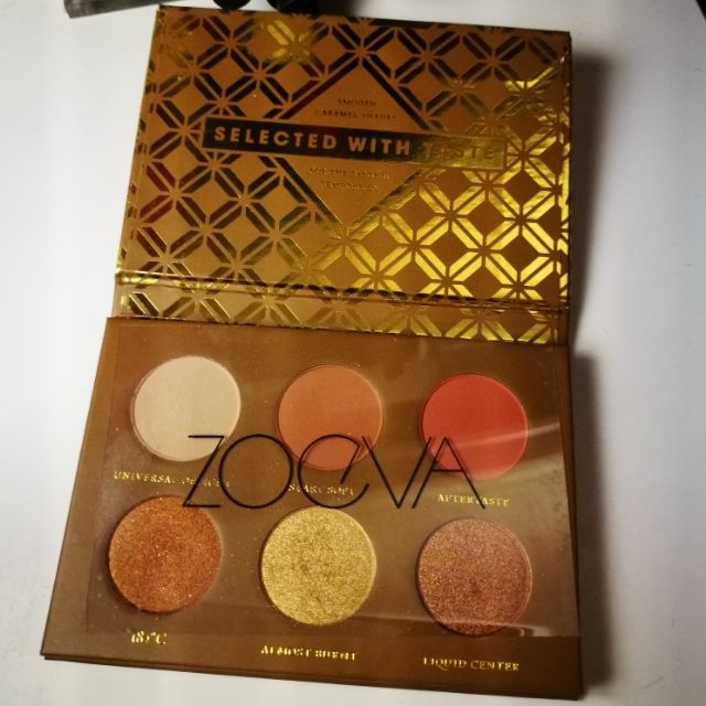 ZOEVA 迷你南瓜盤 六色眼影盤CARAMEL MELANGE TRAVEL PALETTE