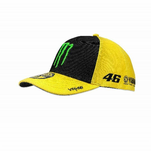 Rossi 棒球帽 Monster 
廠隊 vr46 山葉 Motogp 羅西小舖，後方調整尺寸，
全新，正品