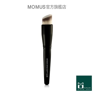 MOMUS 極上無痕粉底刷 - 刷具 立體斜角設計 底妝刷 粉底刷 - 適用 粉底精華/粉底液/粉底霜/粉餅