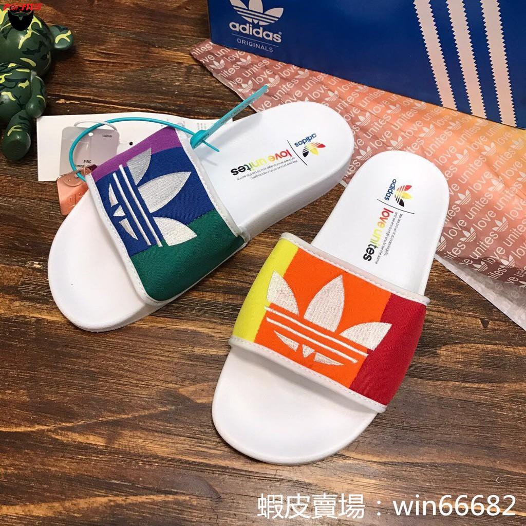 adidas love unites slides