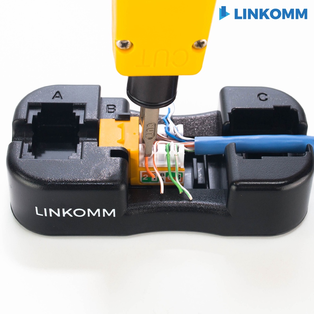 【LINKOMM】打線座 Keystone Jack 資訊插座 打線固定座