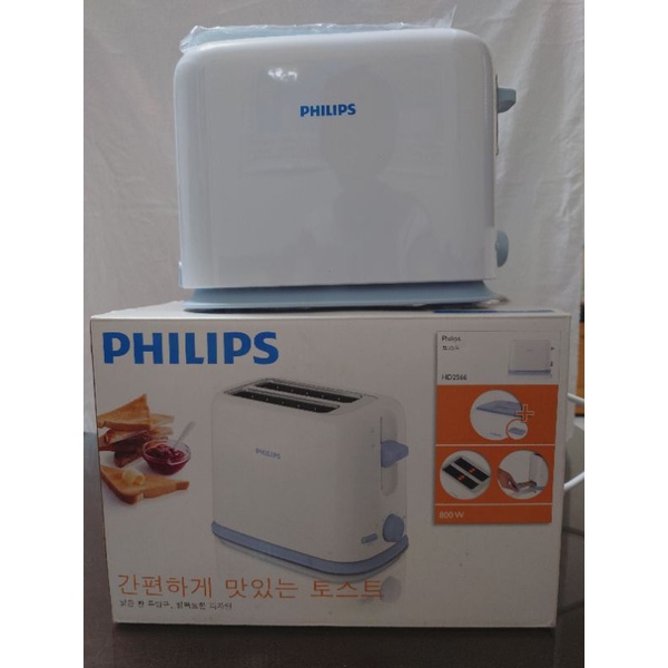 PHILIPS 烤麵包機 型號：HD2566白色