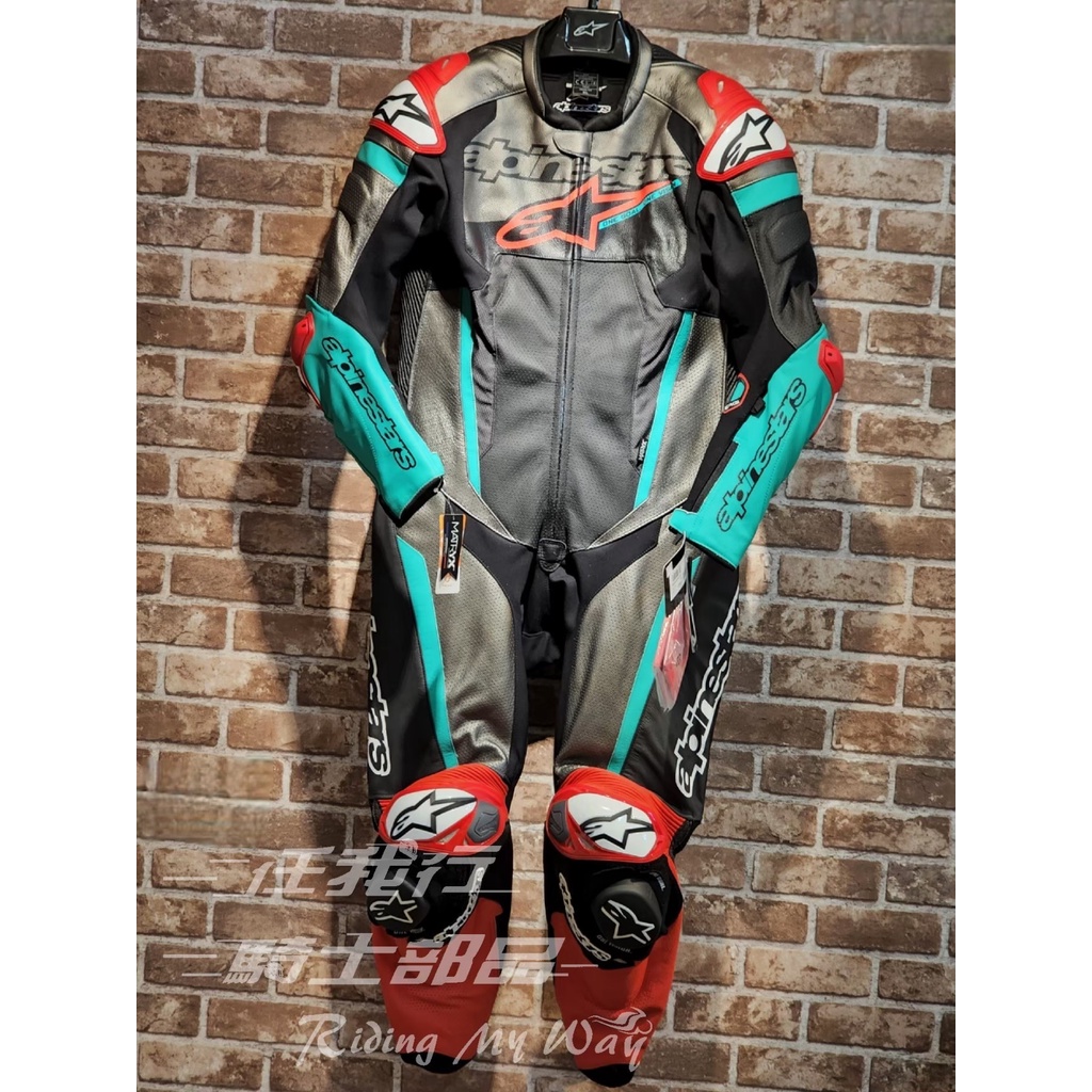 任我行騎士部品 ALPINESTARS GP IGNITION 黑灰紅綠 一件式皮衣 ASIA 亞洲版 A星