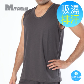 現貨🐳 吸濕排汗寬肩背心(灰色) 臺灣儂儂 Nonno 男背心內衣 圓領無袖 衛生衣排汗衫 涼感快乾透氣-90493