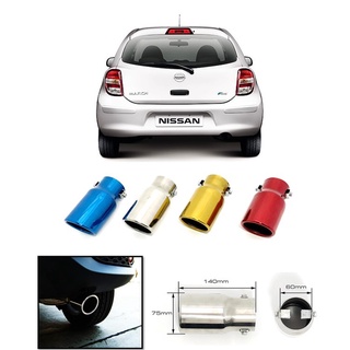 圓夢工廠 Nissan 日產 March K13 2010~2015 超質感 金屬鍍鉻 霸氣尾管 排氣管 尾飾管