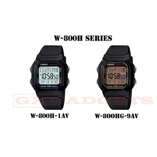 男錶 電子錶 卡西歐CASIO腕錶經典造型之一W-800H-1A.W-800HG-9AVDF 防水100M W-800H