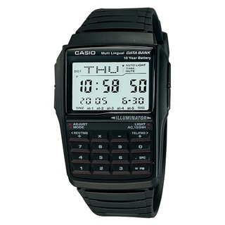 CASIO手錶 經緯度鍾錶《記憶電話、計算機電子錶》全新 台灣卡西歐公司貨【↘950】DBC-32