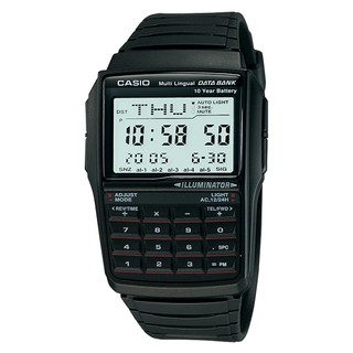 CASIO手錶 經緯度鍾錶《記憶電話、計算機電子錶》全新 臺灣卡西歐公司貨【↘超低價】DBC-32