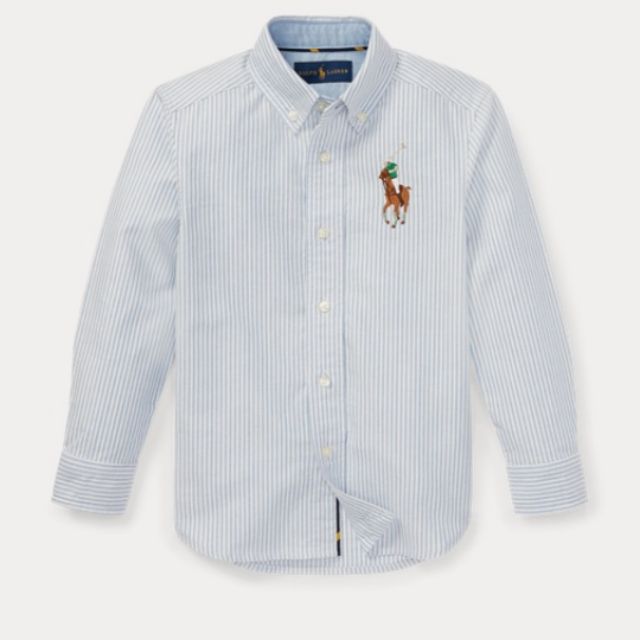 Polo Ralph lauren 美國自購保證正品全新有標籤4T賠錢賣720僅一件經典款大馬襯衫