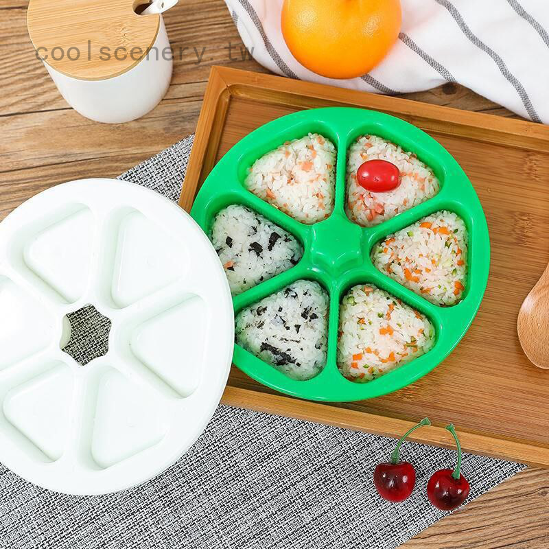 三角飯糰便當盒 日式壽司磨俱六合一 做紫菜包飯製作工具模具