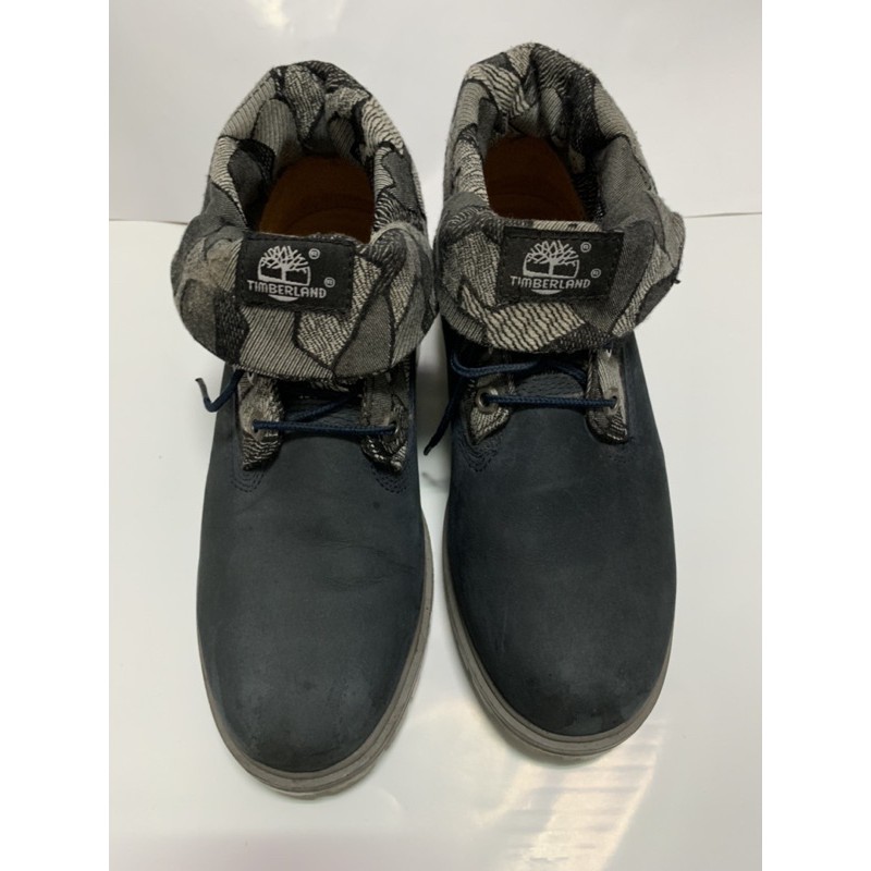 Timberland 可反折藍靴