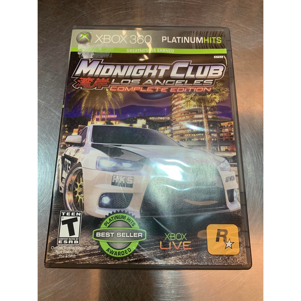 【哈電玩】XBOX360☆二手品☆灣岸 Midnight Club 英文版