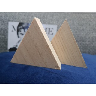 BH 戒指展示架 松木原木陳列架 2入三角形款 現貨