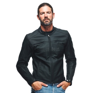 瀧澤部品 義大利 DAINESE 丹尼斯 RAZON 2 LEATHER 黑 皮上衣 春夏復古防摔皮衣 真皮 休閒 耐磨