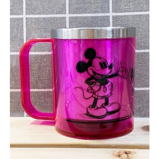 【震撼精品百貨】Micky Mouse_米奇/米妮 ~日本Disney不鏽鋼杯-桃粉*03111