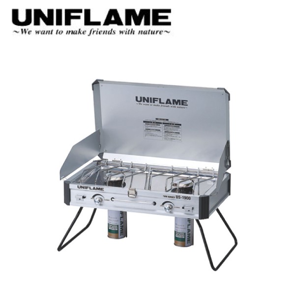 【UNIFLAME 日本 US-1900瓦斯雙口爐  】U610305/雙口爐/瓦斯爐/悠遊山水