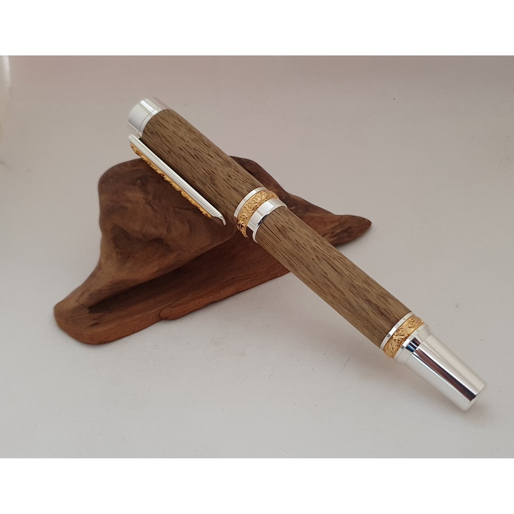 越南 沉香鋼珠筆 肖楠 檜木 手工木製筆 鋼筆 鋼珠筆