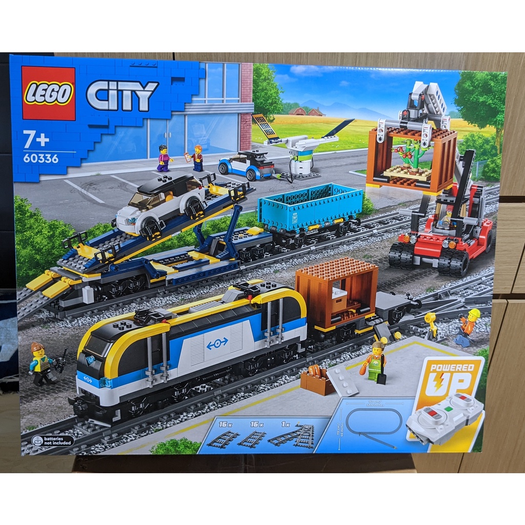【大龍蝦先生🦞】樂高 LEGO 60336 CITY 貨運列車 火車 可遙控 鐵軌