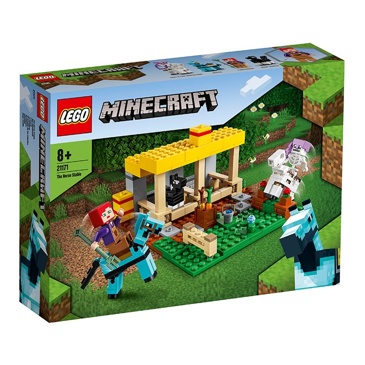 屏東自遊玩 樂高lego 創世神系列minecraft系列馬廄現貨台樂貨 蝦皮購物
