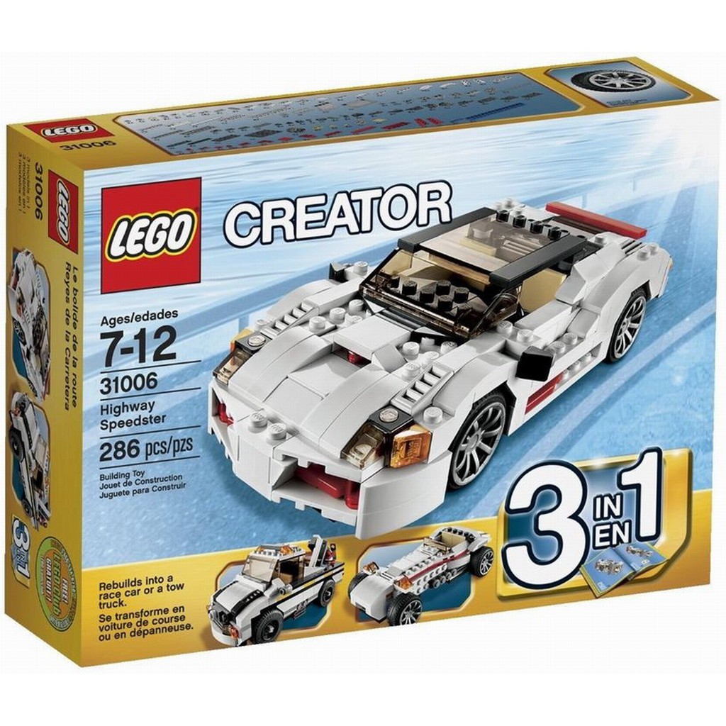 [全新盒裝未拆-天天出貨] Lego 31006 樂高 CREATOR 創意系列 公路高速汽車