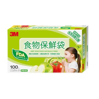 3M 食物保鮮袋 小100入 17cmx25cm【佳瑪】