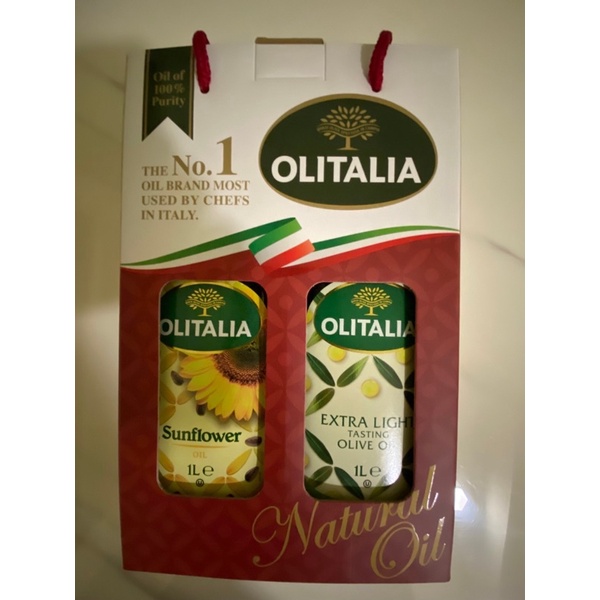 Olitalia 奧利塔禮盒組：精緻橄欖油、頂級葵花油