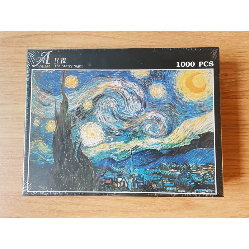 全新✨雷諾瓦拼圖  梵谷  星夜  1000片  Vincent Van Gogh - The Starry Night