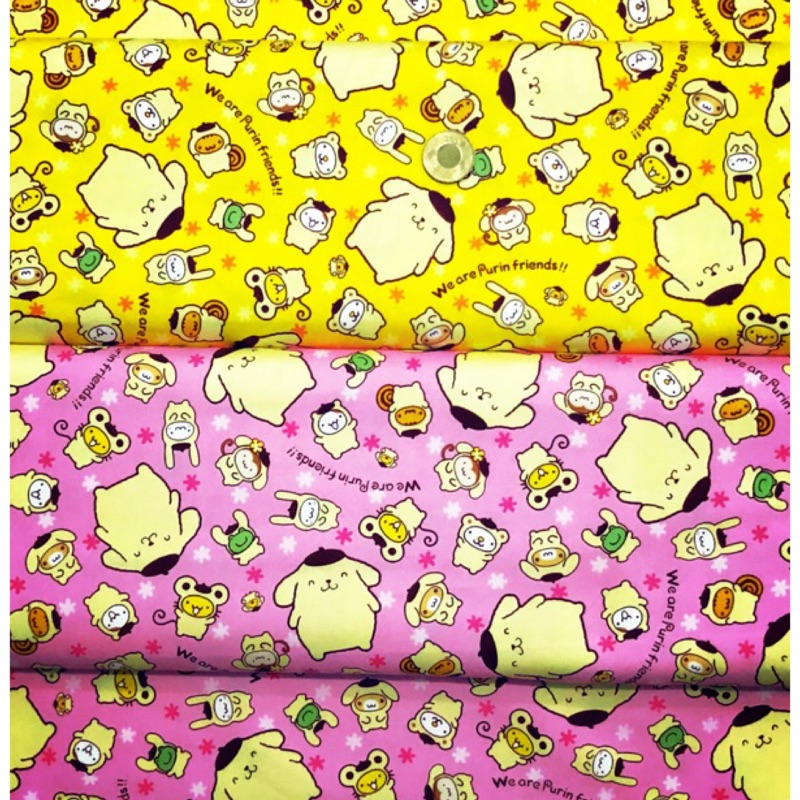 【諧和知音】日本卡通版權布~布丁狗,可應用於製作口罩、布包釦、飲料袋等居家或隨身用品